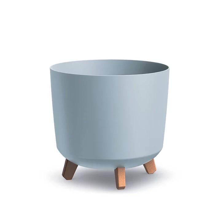 Горщик для квітів Prosperplast Gracia Tubus на ніжках 30 см Сірий (DGTL300L-443U) - фото 1 Горщик для квітів Prosperplast Gracia Tubus на ніжках 30 см Сірий (DGTL300L-443U) - фото 1