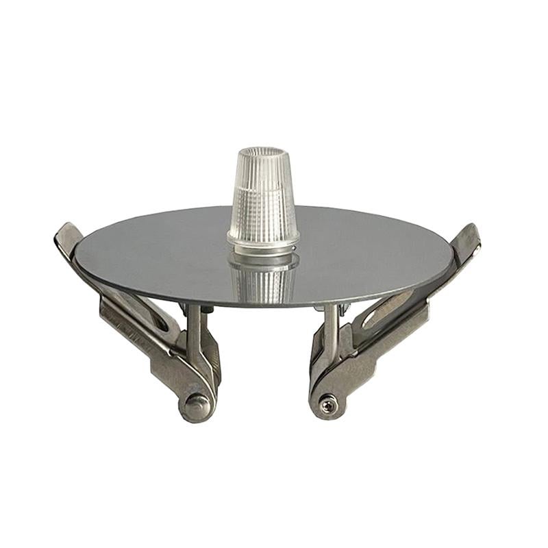 Розетка Premium врезная потолочная d 80 мм Хром (51132)