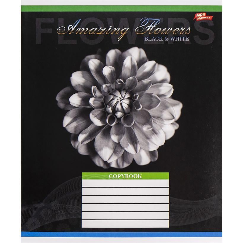 Тетрадь ученическая Мрії збуваються Amazing Flowers 3513N Вид 1 А5/36 линейка