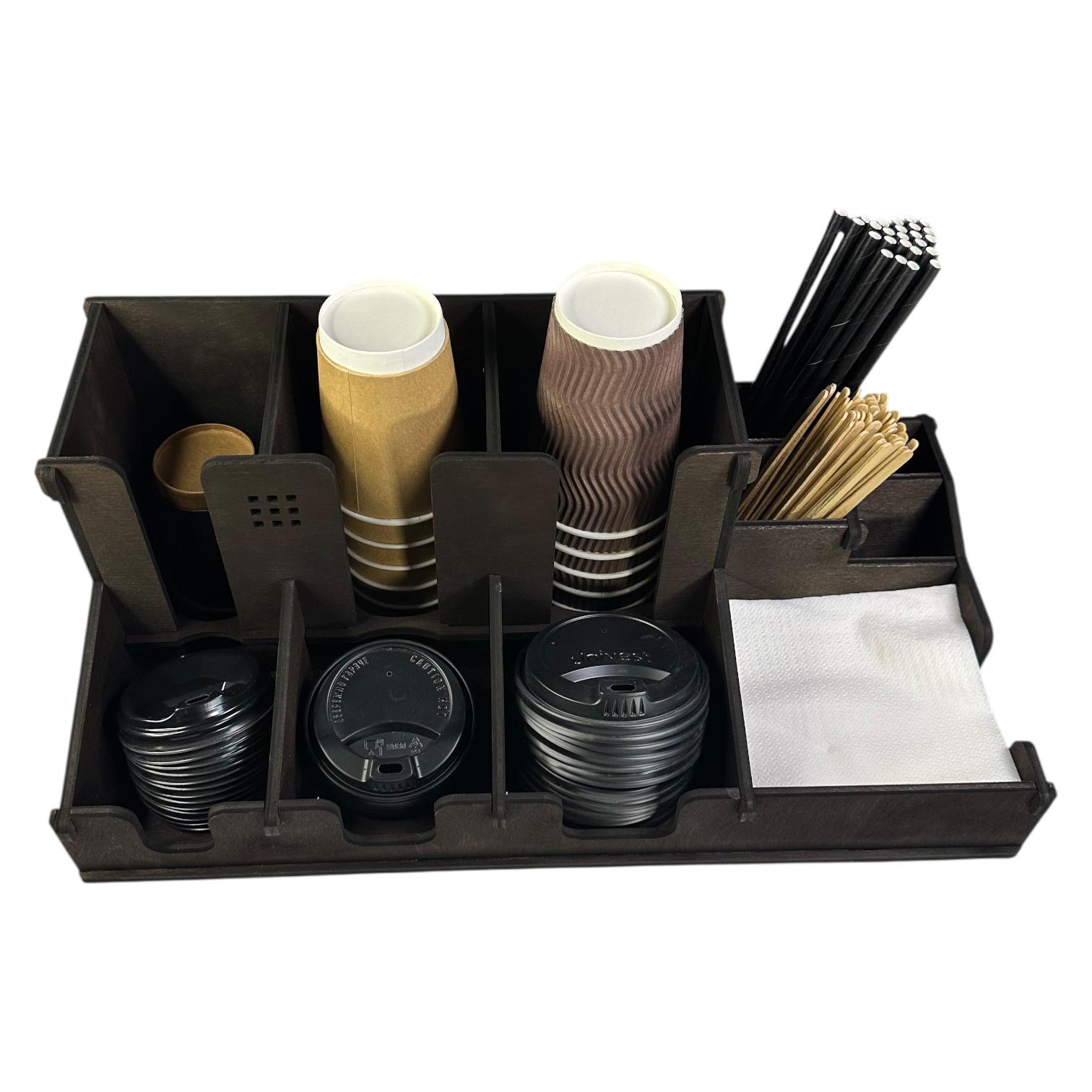 Органайзер кавовий дерев’яний Barista Maxi 3X Палісандр (WN-006) - фото 4