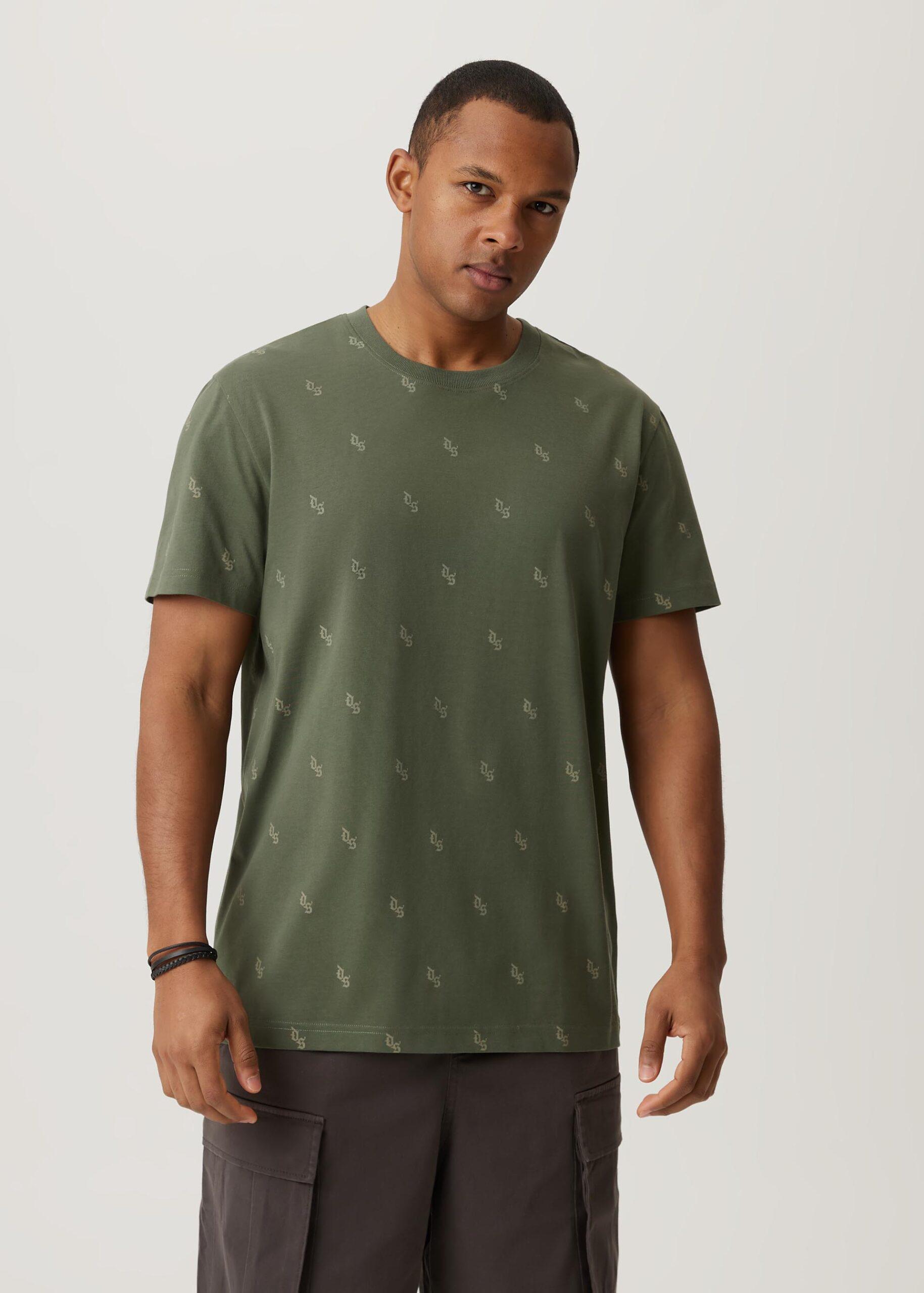 Футболка мужская Diverse LA AOP 01 XL Хаки (5905384142641)