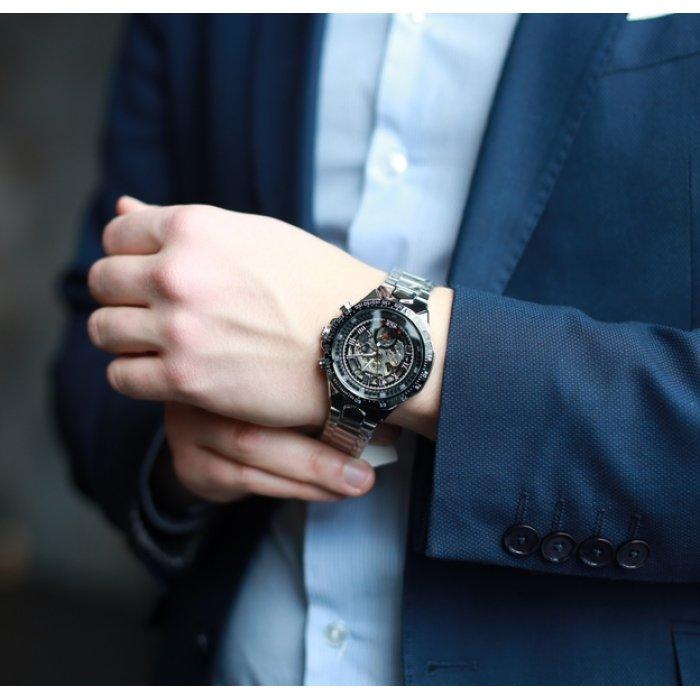 Наручные часы Winner Action с автоподзаводом Silver (1037342303) - фото 10 Наручные часы Winner Action с автоподзаводом Silver (1037342303) - фото 10