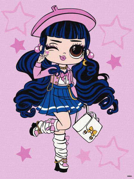 Картина номерів Ideyka L.O.L. Surprise! Tweens Aya Cherry 30x40 см (KHO6283)