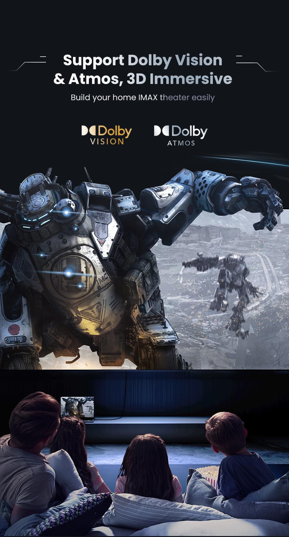 Кабель UGREEN HDMI 2.1 4K 120Hz 48 Гбіт/с 3D Dolby Atmos HDR 10+ eARC HDCP 2.3 1080p 240Hz 1,5 м Чорний (70320) - фото 12