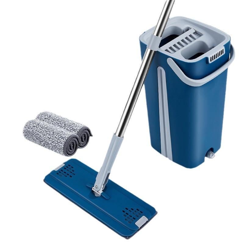 Комплект швабра с ведром CM-1209 с системой авто-отжима для быстрой уборки Blue (784780586) Комплект швабра с ведром CM-1209 с системой авто-отжима для быстрой уборки Blue (784780586)