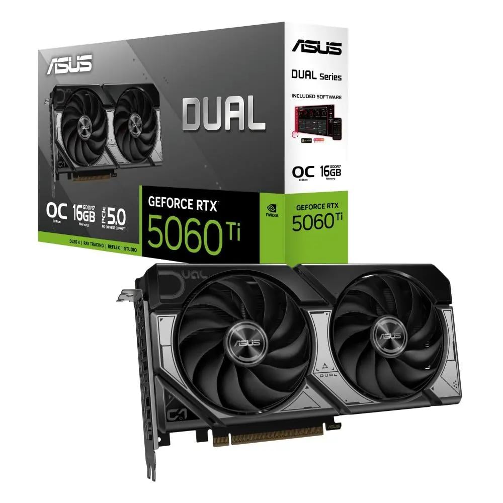 Відеокарта Asus DUAL-RTX5060TI-O16G (90YV0MH0-M0NA00)