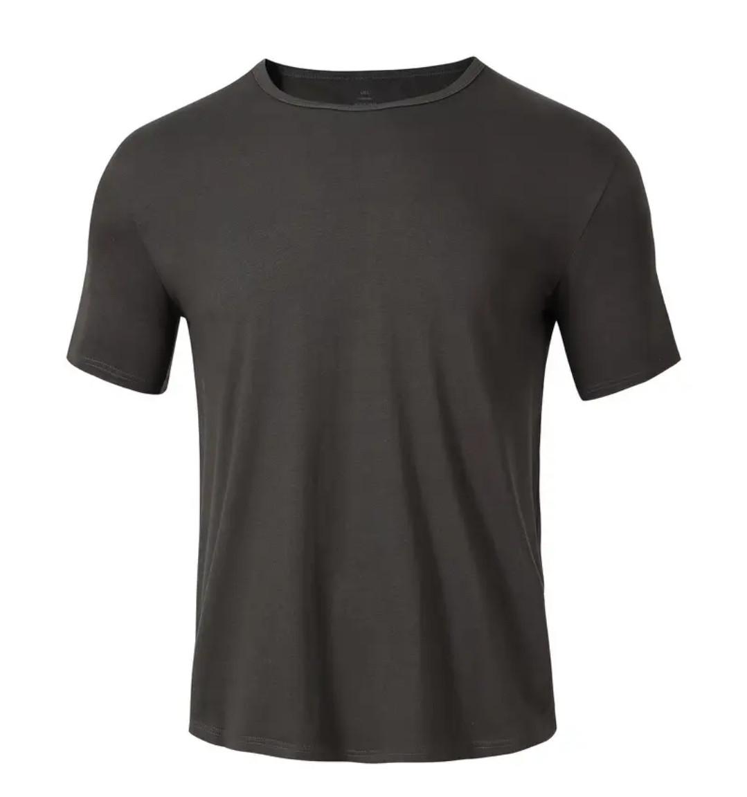 Футболка мужская однотонная 2XL Хаки (2513243329)