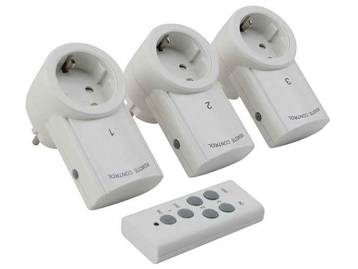 Розетки с дистанционным управлением TS-832 3 шт. Розетки с дистанционным управлением TS-832 3 шт.
