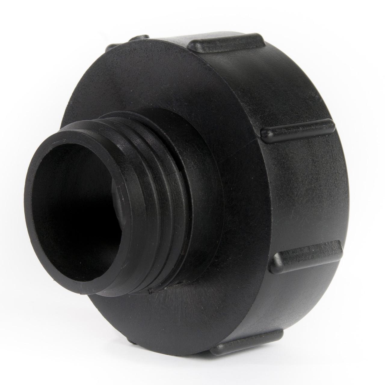 Адаптер IBC на еврокуб внутренняя резьба S100x8 наружная резьба S60x6 полипропилен (50027048)