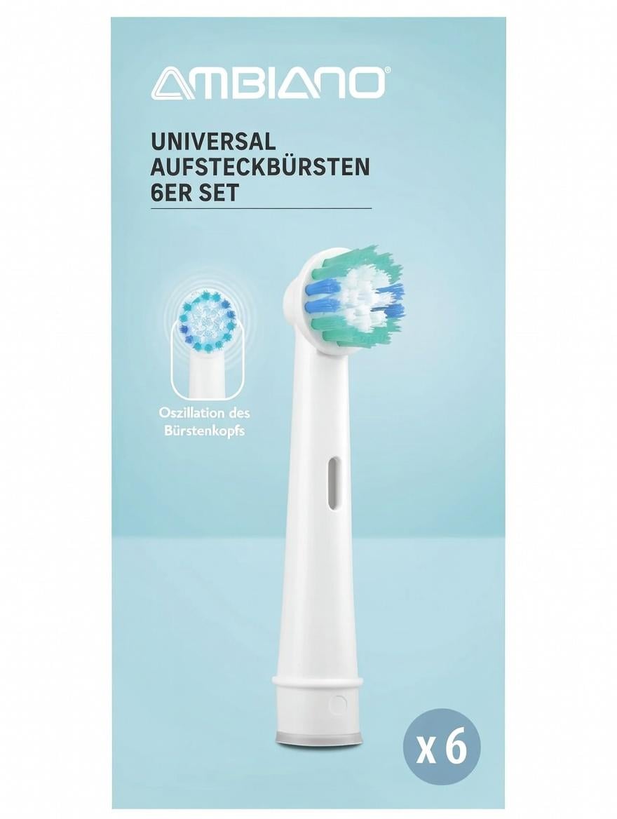 Насадки для електричних зубних щіток Ambiano для Oral-B 6 шт. (300202)