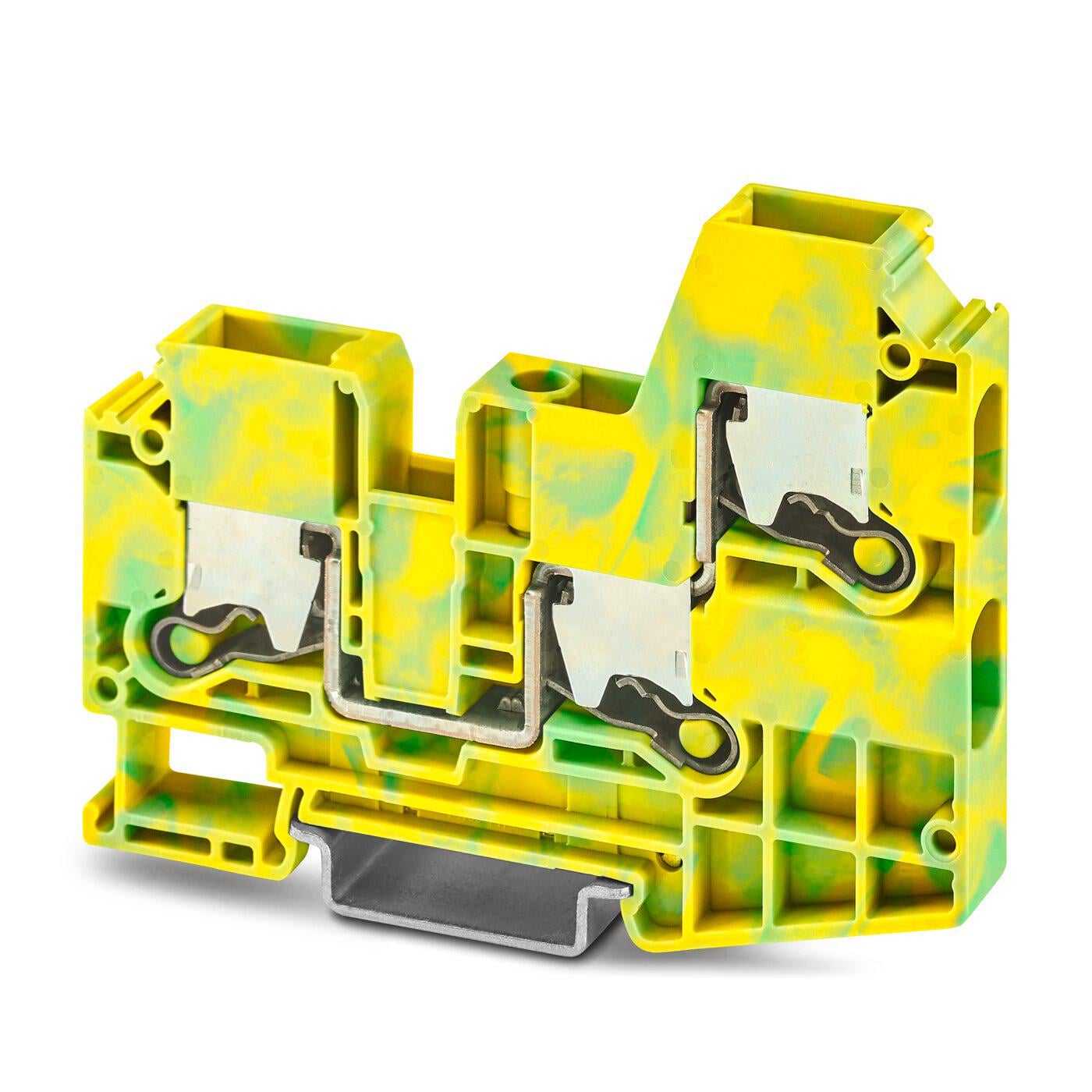 Клема заземлення Phoenix Contact XTV 10-TWIN-PE Push-X 1,5-16 мм² Жовто-зелений (1329606)