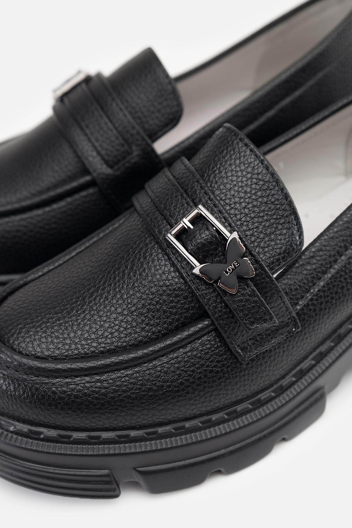 Туфлі для дівчинки р. 35 Чорний (SKT001000859) - фото 6