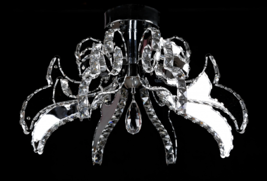 Світлодіодна люстра L78377/8 LED CR Білий/Хром (AN000165)