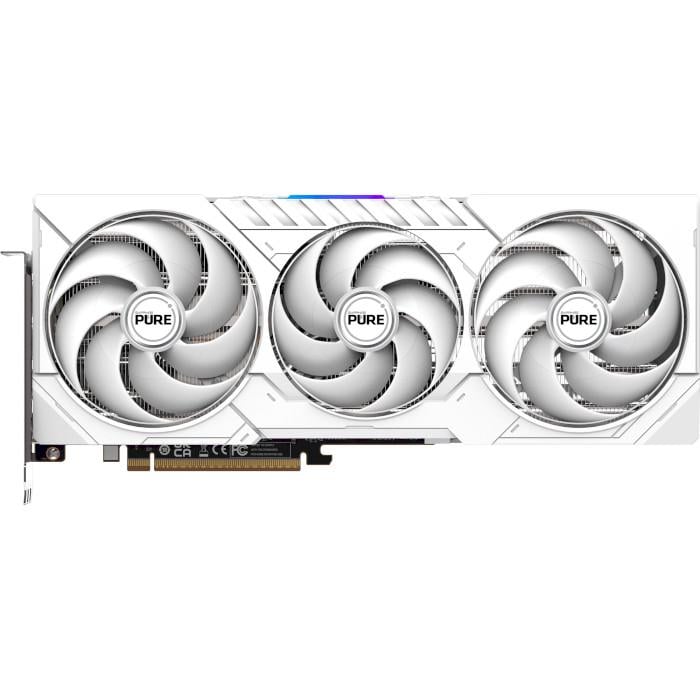 Видеокарта SAPPHIRE AMD Radeon RX 9070 Pure 16GB 20000 MHz 2700 MHz White (11349-02-20G)