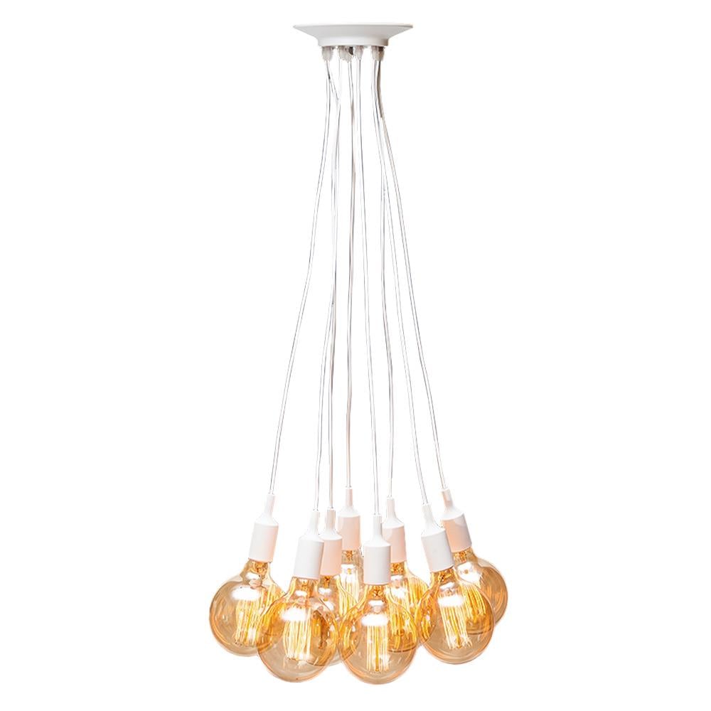 Люстра подвесная лофт Light House LS-18679-8 WH Белый