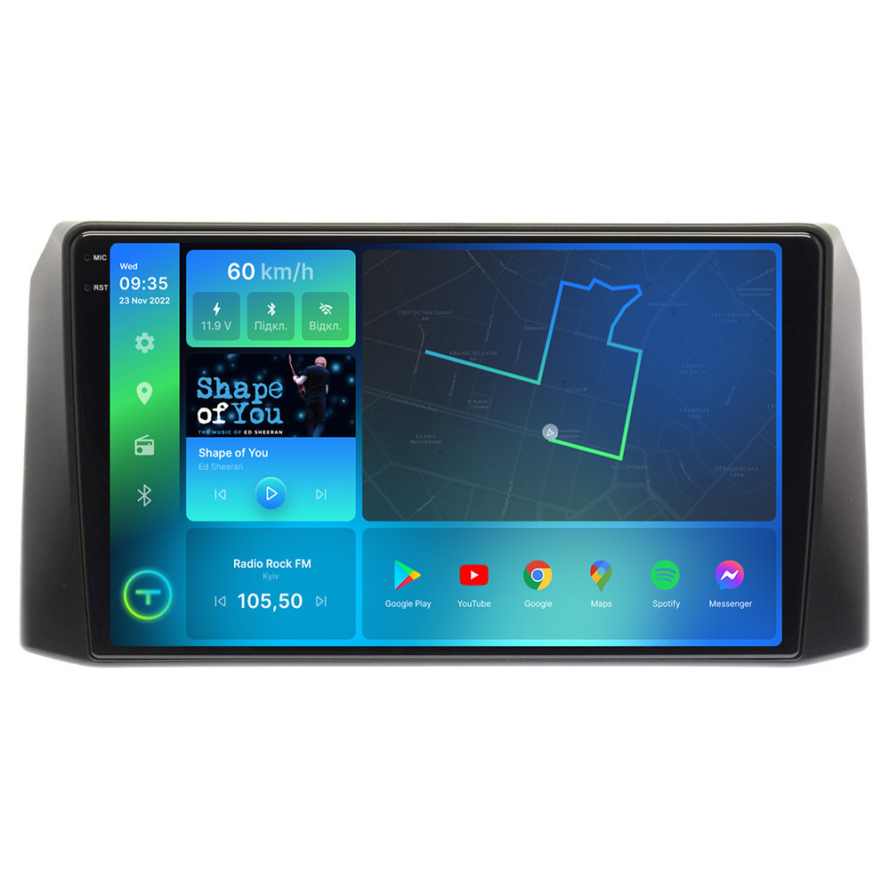 Магнитола штатная Torssen 2K UAZ Patriot F98256 4G Carplay DSP (202307271)