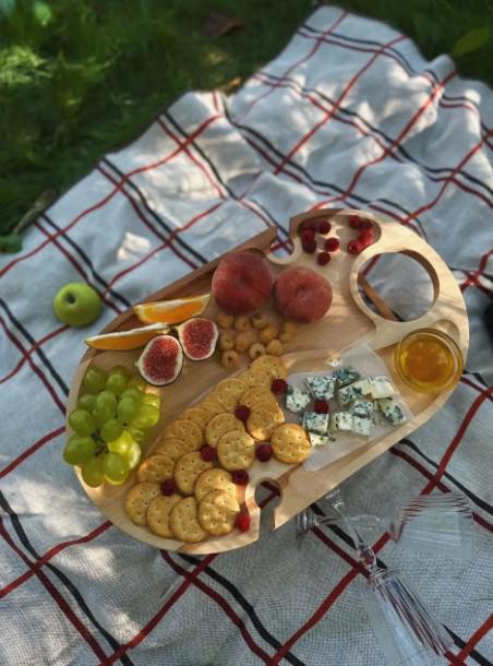 Столик винный 30х50х19 см Бежевый (002ст) - фото 2