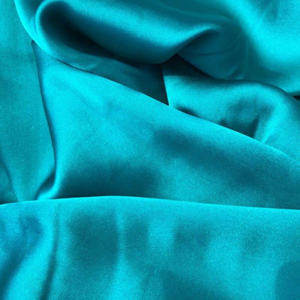 Ткань Атлас Isabella Темная бирюза (19754)