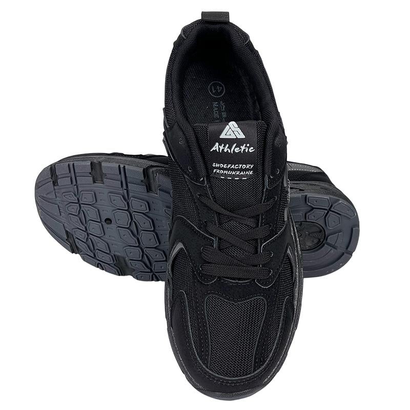 Кроссовки мужские комбинированные 10986-1 p. 43 27,5 см Черный