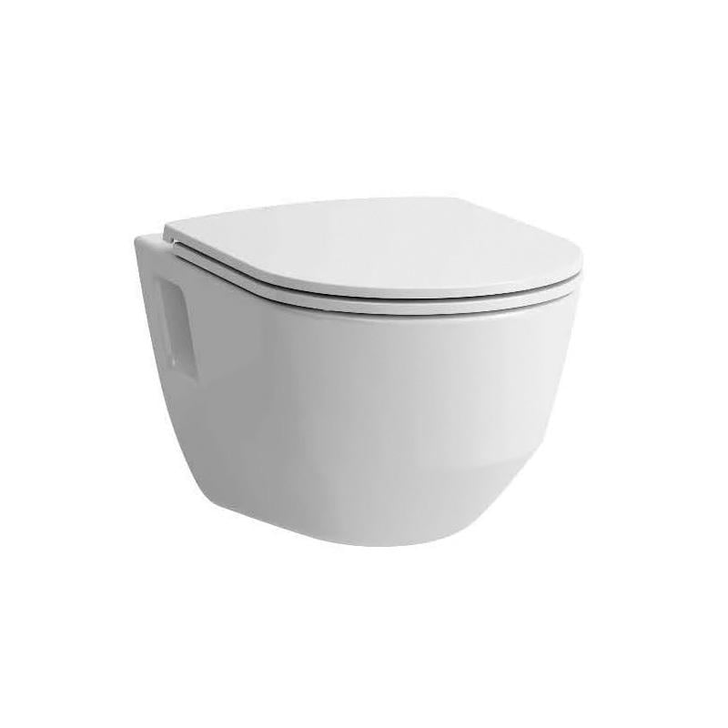 Унітаз підвісний Laufen PRO H8669540000001 безобідковий із сидінням з мікроліфтом (113020)