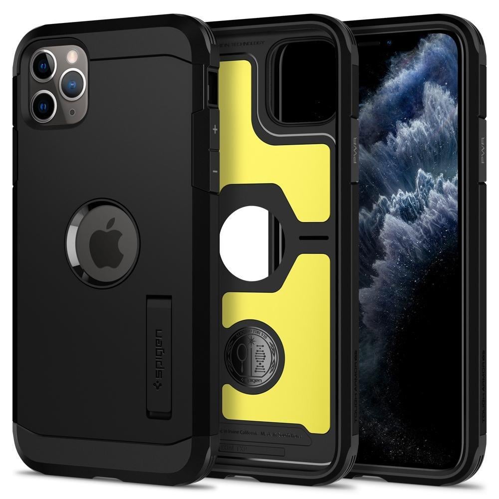 Чехол противоударный с подставкой Spigen Tough Armor XP для Iphone 11 Pro Black Чехол противоударный с подставкой Spigen Tough Armor XP для Iphone 11 Pro Black