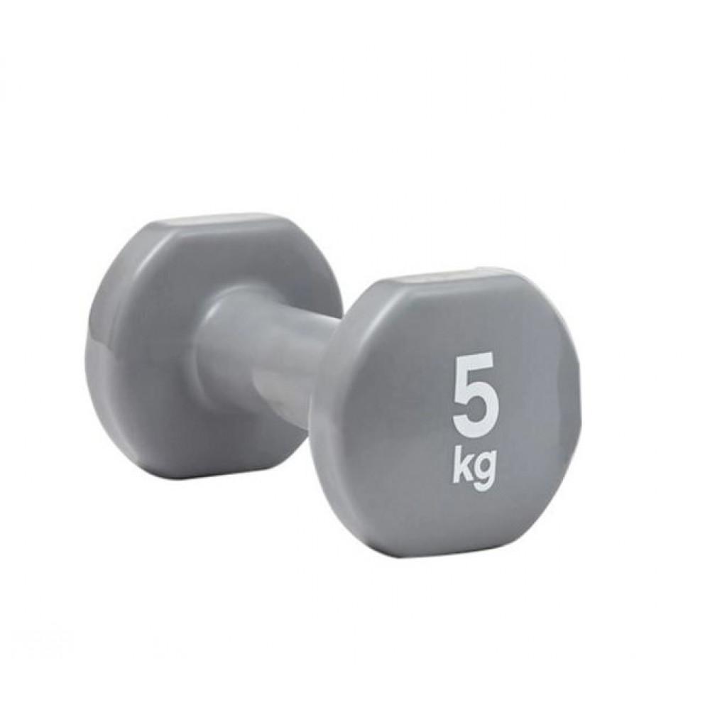 Гантелі Reebok Dumbbells Unisex 5 кг Сірий (885652018296) - фото 1