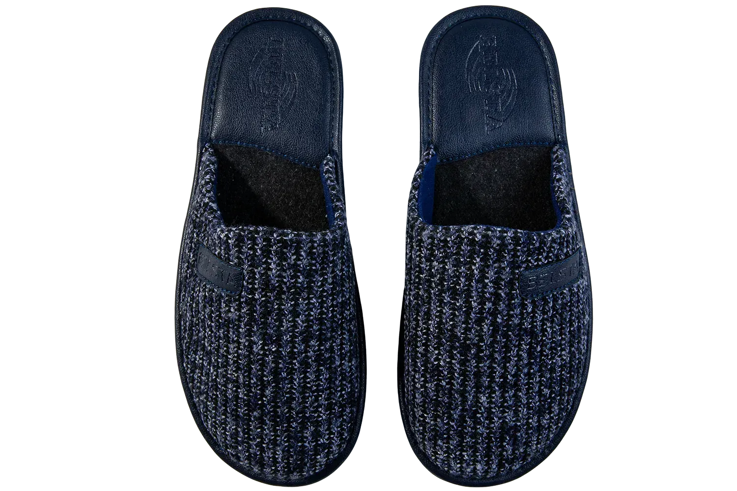 Тапочки мужские БЕЛСТА закрытые из букле р. 43 Синий (05-8k) - фото 2 Тапочки мужские БЕЛСТА закрытые из букле р. 43 Синий (05-8k) - фото 2