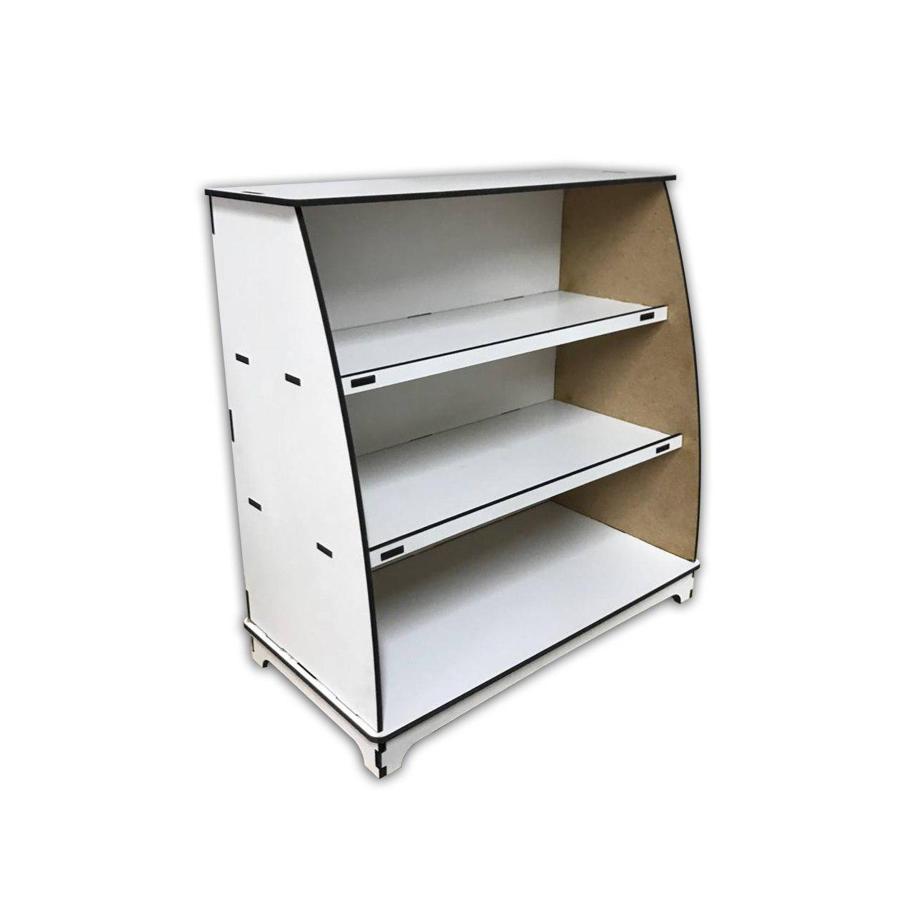 Органайзер для косметики с полками из дерева 28х14х26 см (244)