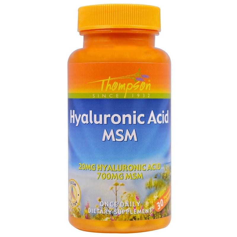 Витамины Thompson Hyaluronic Acid - MSM 30 капс. (00000010729)