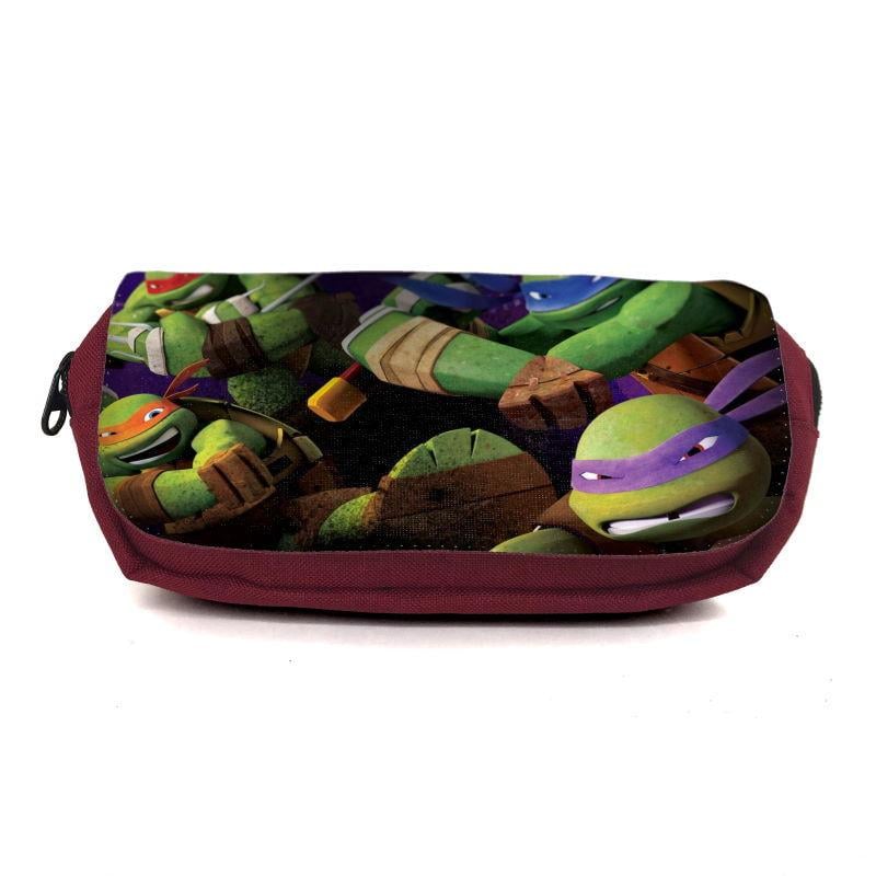Пенал школьный Ракушки Ниндзя Ninja Turtles TMNT-001 Бордовый (1529788621)