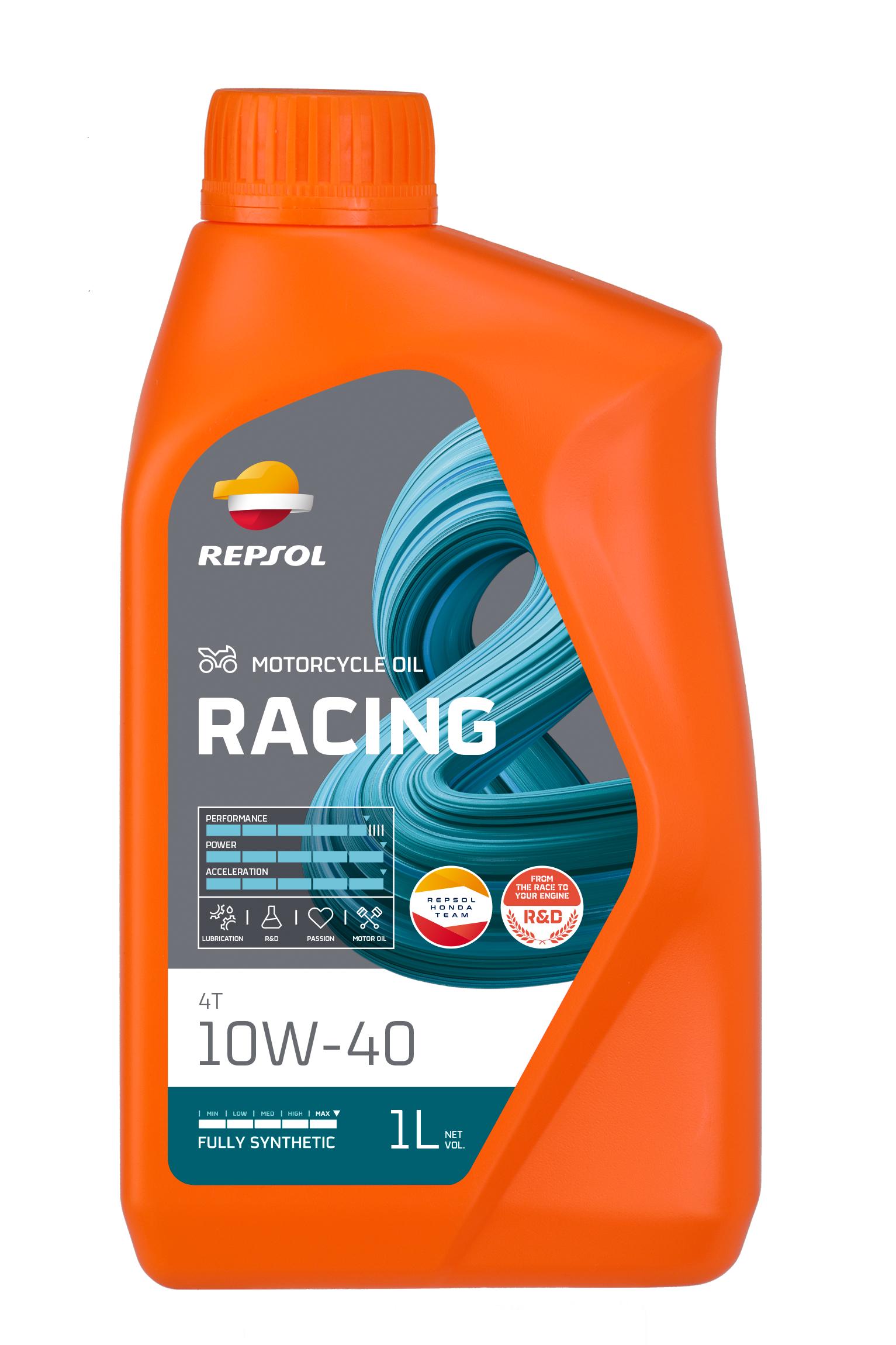 Моторне мастило Repsol RACING 4T 10W-40 1 л (RPP2000MHC)