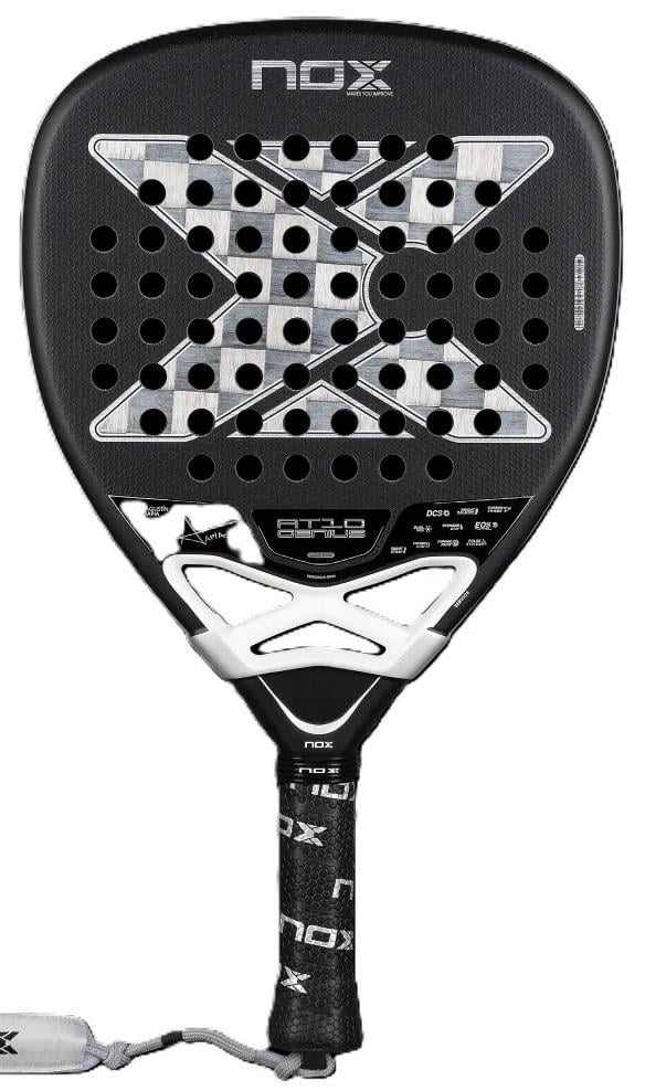 Ракетка для падел-тенісу NOX AT10 GENIUS ATTACK 18K ALUM BY AGUSTIN TAPIA Чорний Ракетка для падел-тенісу NOX AT10 GENIUS ATTACK 18K ALUM BY AGUSTIN TAPIA Чорний
