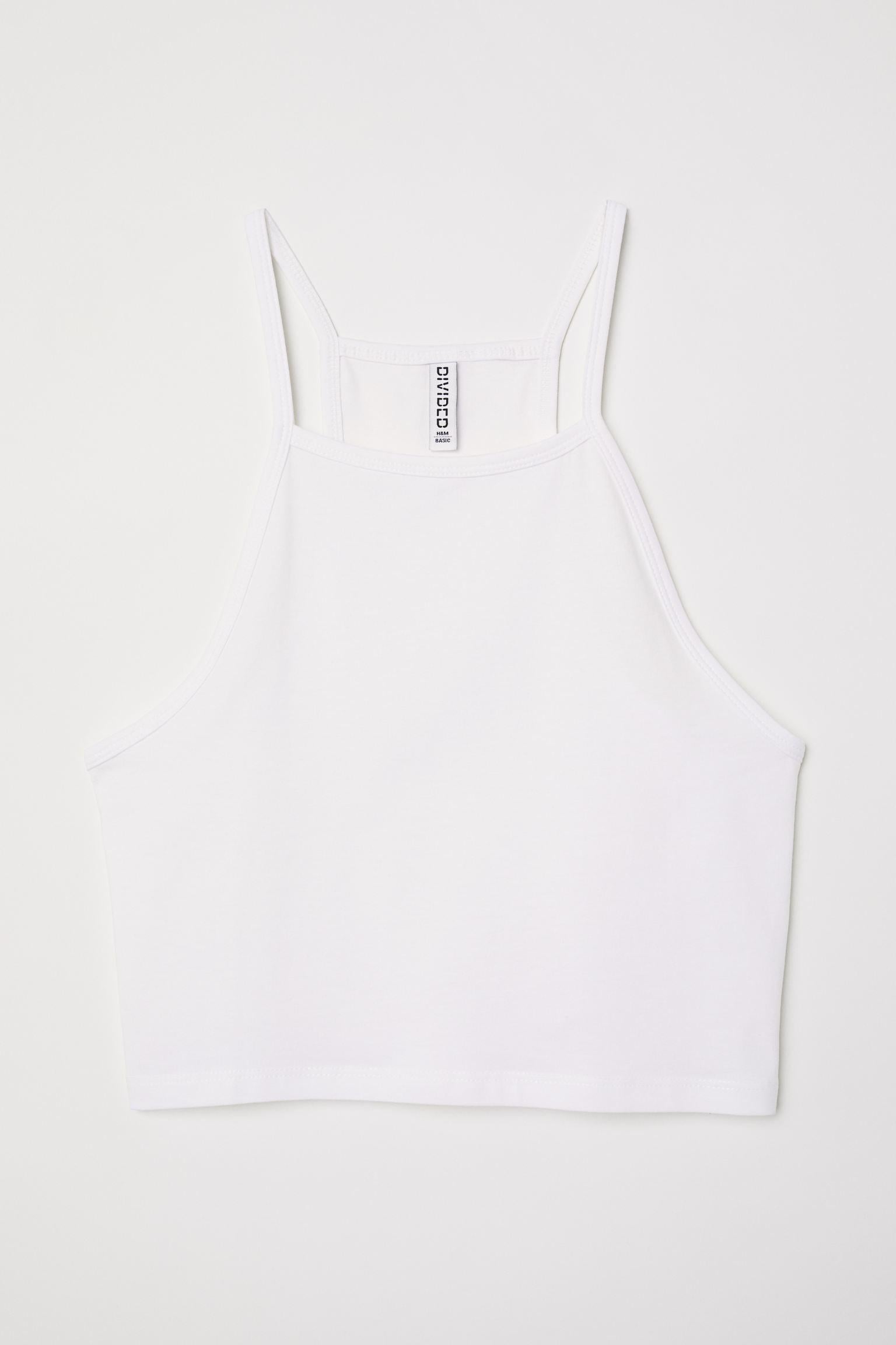 Топ H&M L Білий (21123772770)