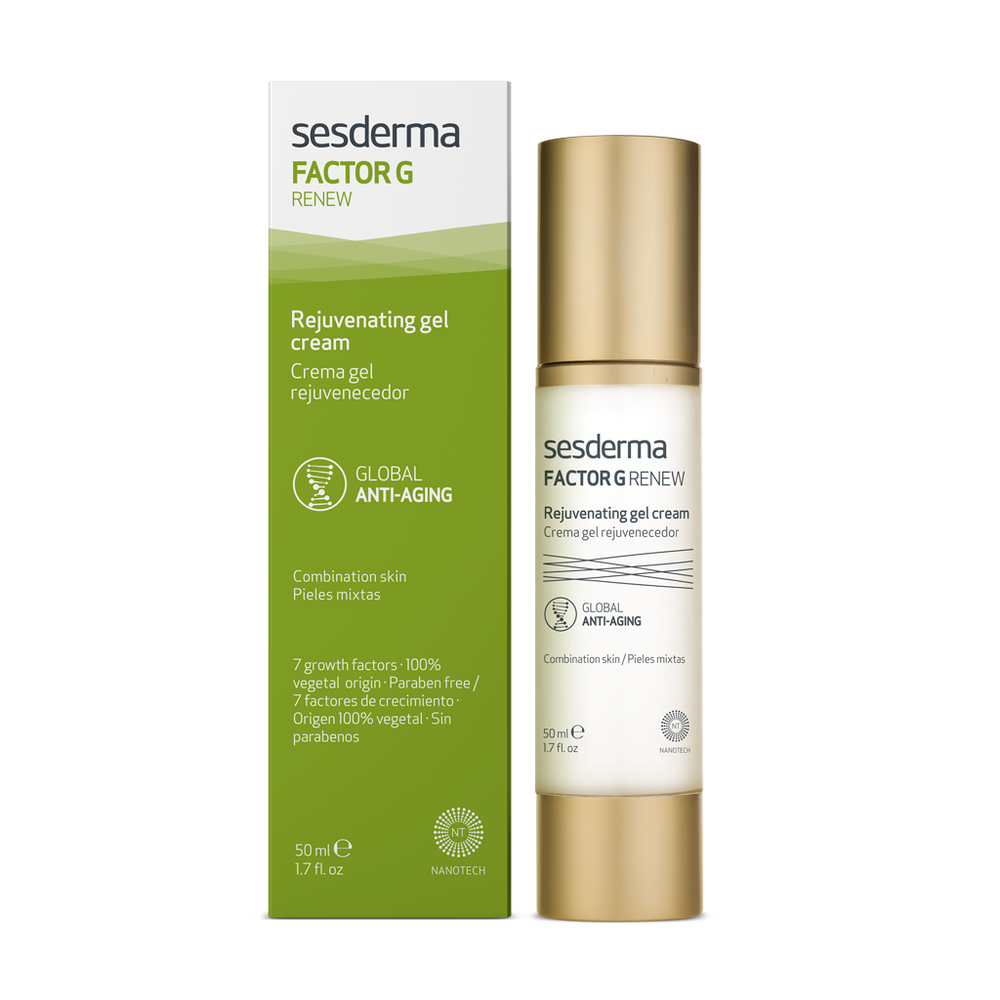 Крем-гель омолаживающий для лица SesDerma Factor G Renew Rejuvenating Gel Cream 50 мл (1853284975)