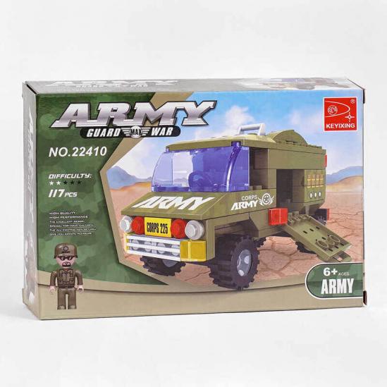 Конструктор Ausini Военный джип 113 деталей (22410)