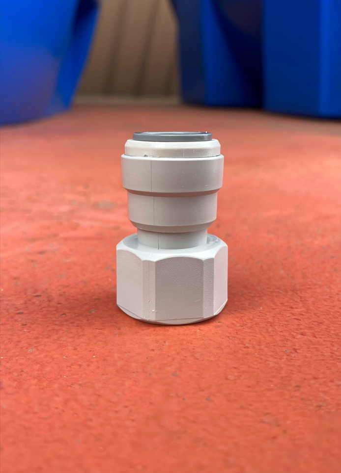 Фитинг прямой трубка 1/2 резьба внутренняя 1/2 (1663711110) - фото 5