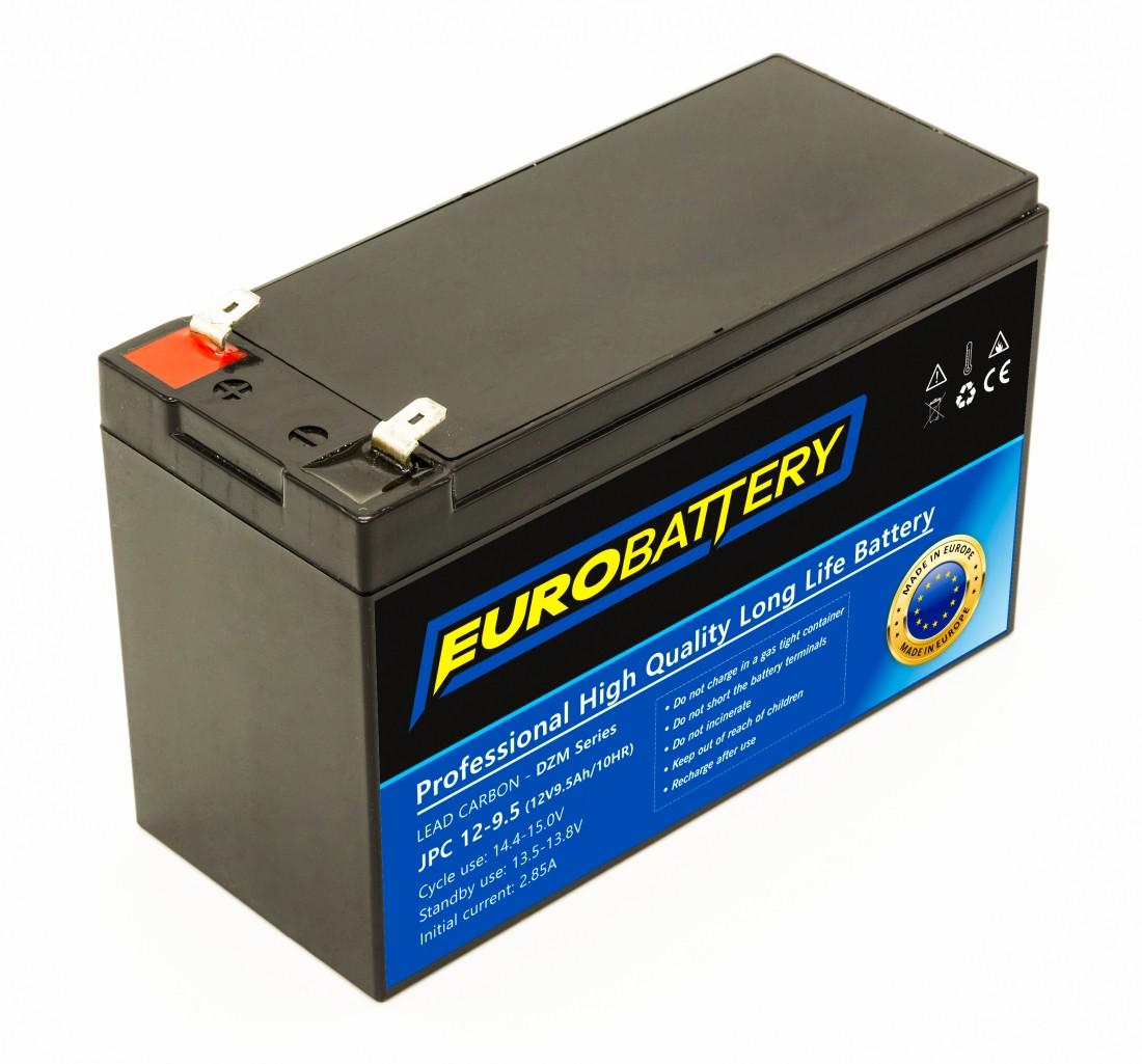 Аккумулятор для ИБП EuroBattery JPC12-9.5 DZM карбоновый 12V 9,5 Ач (654) - фото 1