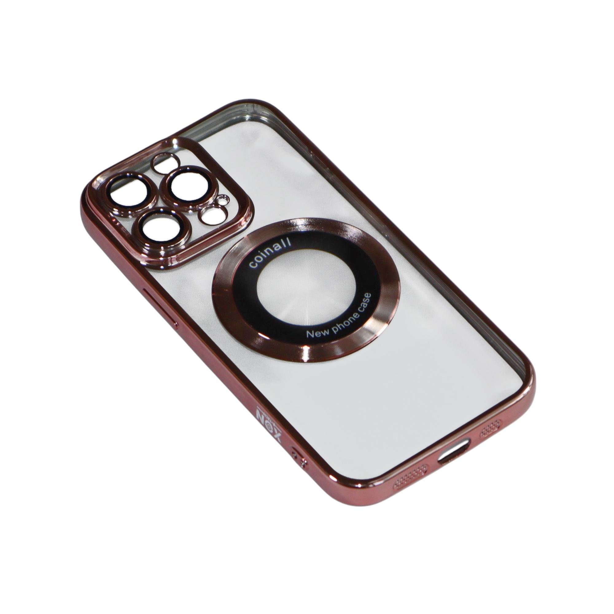 Магнітний чохол XON PhoneCase Magnetic для iPhone 13 Pro (PCMC1113300P 8239) Рожевий/Прозорий Магнітний чохол XON PhoneCase Magnetic для iPhone 13 Pro (PCMC1113300P 8239) Рожевий/Прозорий