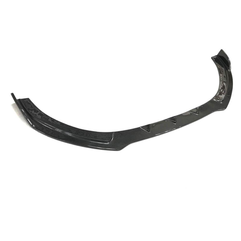 Накладка на передний бампер DDCarbon Lip V1 Base 2017-2020 HB/Audi A3 2012-2020 гг. карбон (132749)