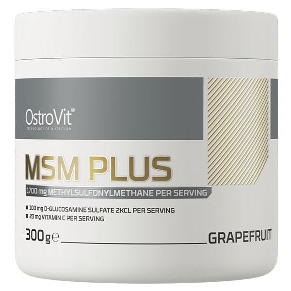 Хондропротектор для спорта OstroVit MSM Plus 300 г 150 порций Grapefruit (000026651)