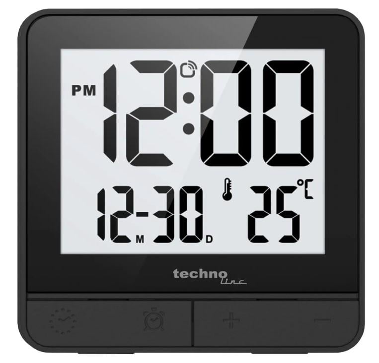 Годинник настільний Technoline WT375 Black (WT375)