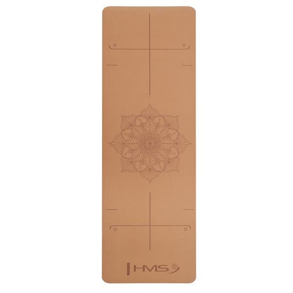 Коврик для йоги и фитнеса HMS YM11 пробковый (430078)