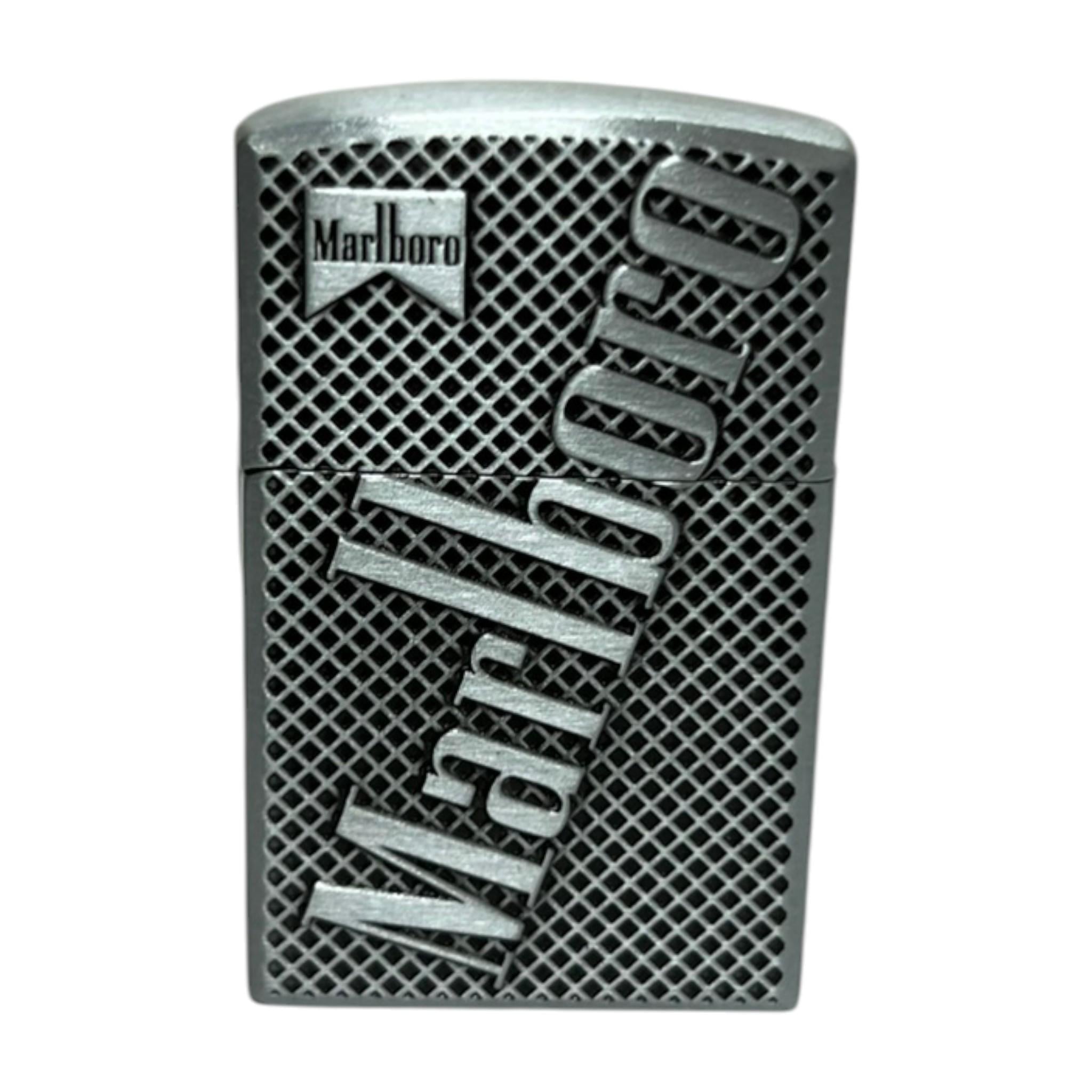 Зажигалка газовая Marlboro Metal Classic HL-486 в подарочной упаковке Silver (13033-2)