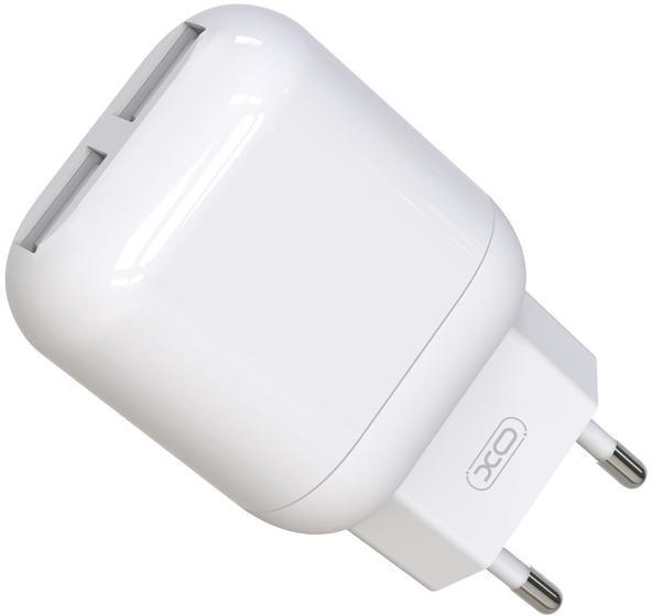 Устройство зарядное Xo L78 2 USB 2,4A White (34864)