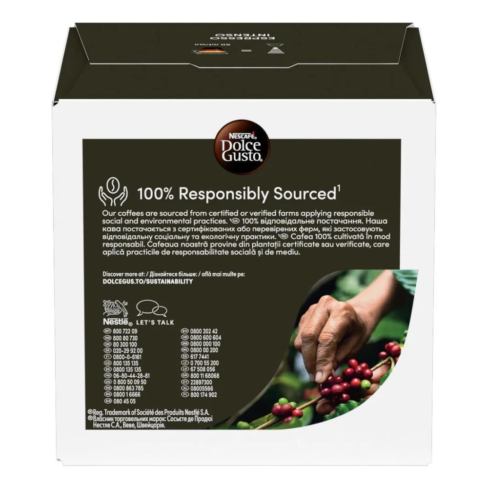 Кава в капсулах Nescafe Dolce Gusto Espresso Intenso 16 шт. - фото 3