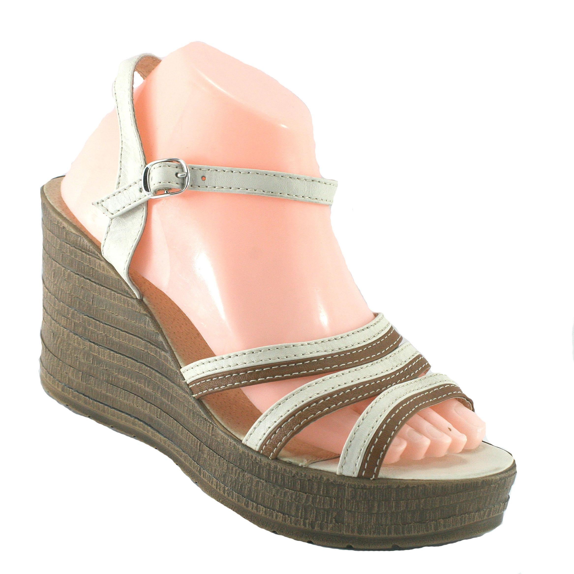 Босоножки женские натуральная кожа р. 40 Бежевый (114-11-МИ-42 бежевый)