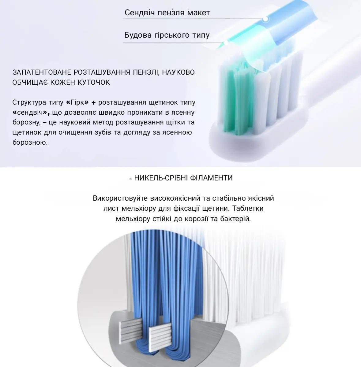 Насадки до електричної зубної щітки Dr.Bei Professional Whitening Brush Head Clean (3091152) - фото 8 Насадки до електричної зубної щітки Dr.Bei Professional Whitening Brush Head Clean (3091152) - фото 8