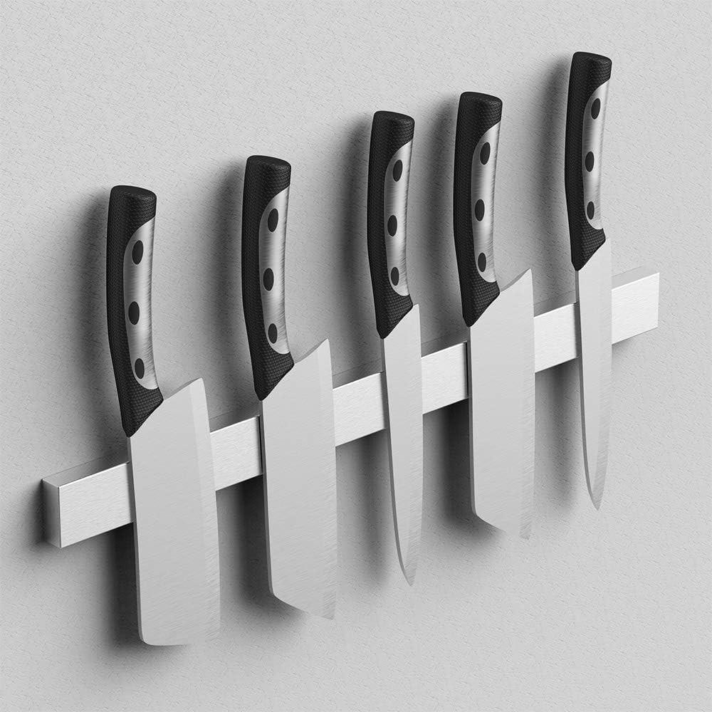 Планка для ножів магнітна Disfact THS-Slim із нержавіючої сталі 40 см Сріблястий (2796) - фото 10 Планка для ножів магнітна Disfact THS-Slim із нержавіючої сталі 40 см Сріблястий (2796) - фото 10