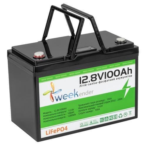 Тяговый аккумулятор Weekender FT12100 12V 100A/h LiFepo4 дисплей