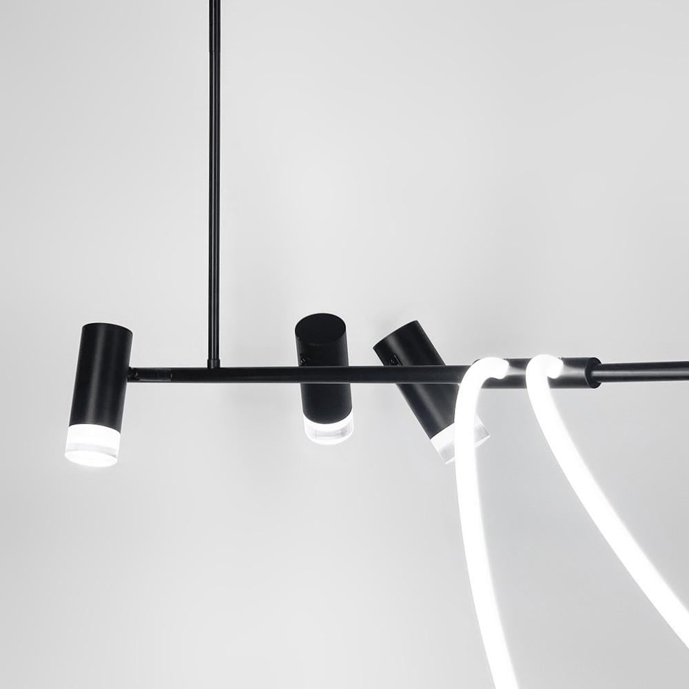 Люстра стильная удлиненная Led 180 см на 3 спота Черный (LF_MBJ 7-1800-3 BK) - фото 5 Люстра стильная удлиненная Led 180 см на 3 спота Черный (LF_MBJ 7-1800-3 BK) - фото 5